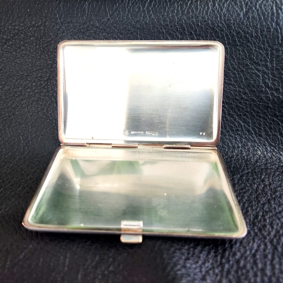 Sillems Silver Plate Card Holder - Picture 4 of 5